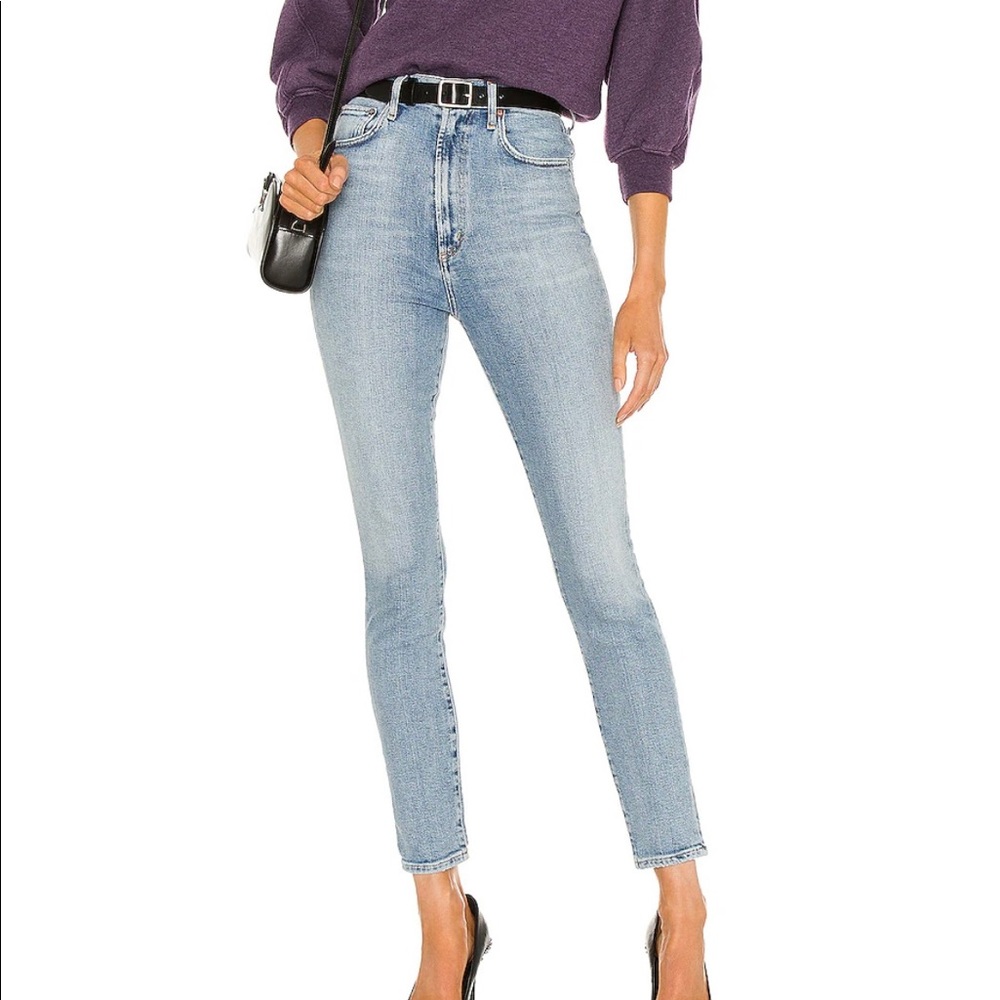NEW AGOLDE Pinch Waist Skinny Jeans